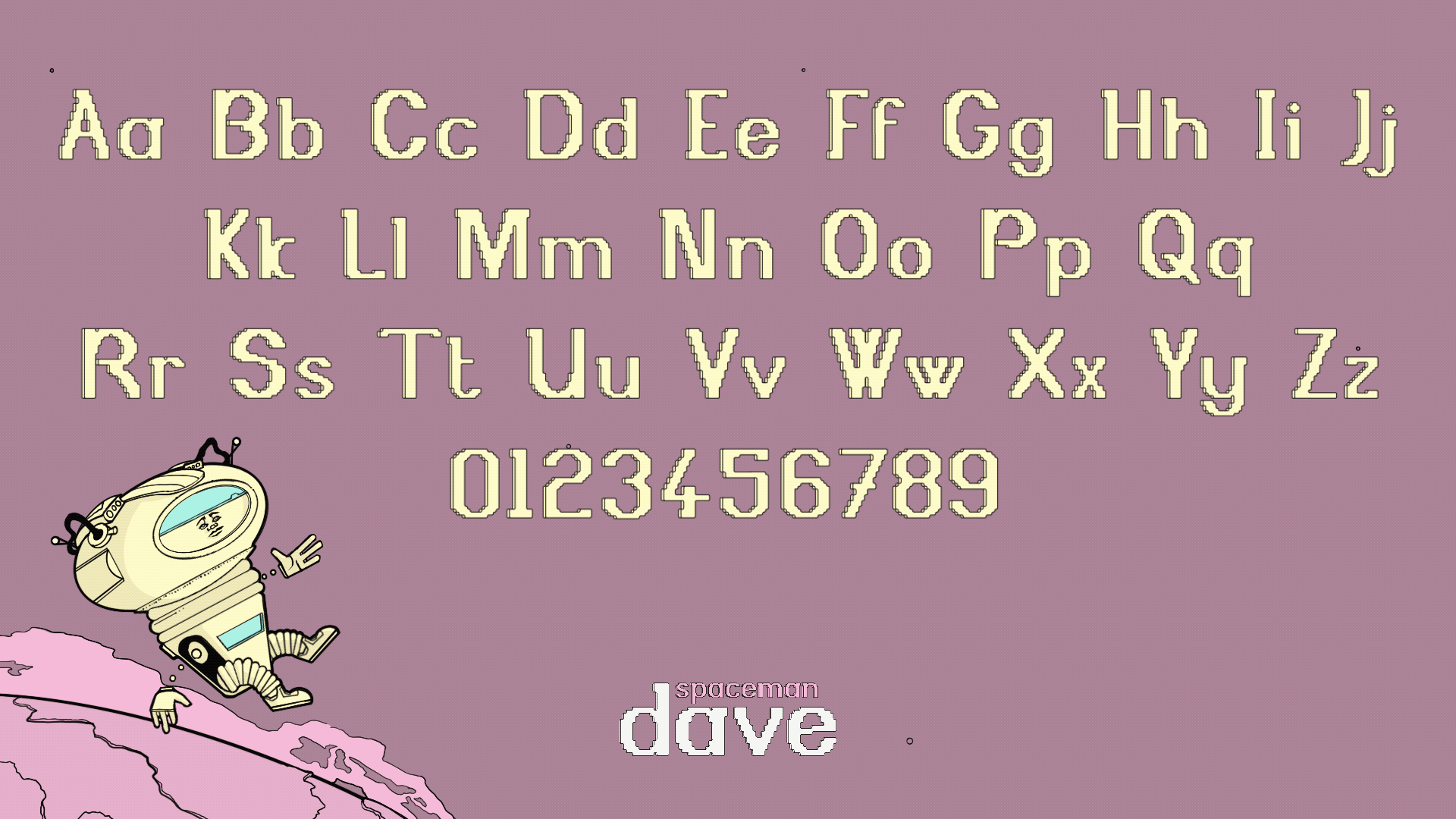 Spaceman-Dave_All-Letters