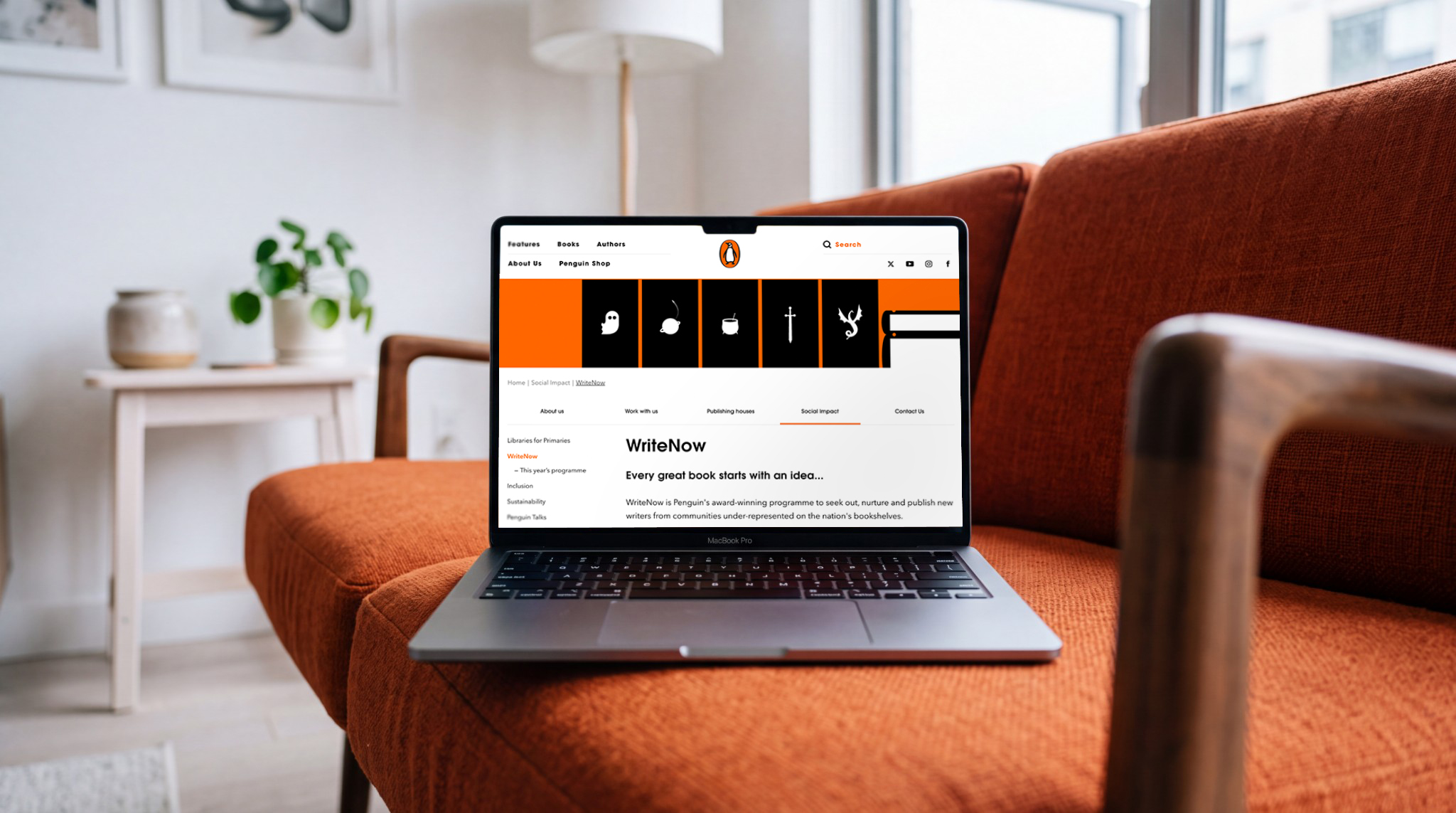 Laptop – Mock-up – WriteNow